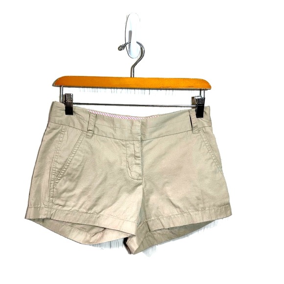 J Crew Chino Tan Shorts with Pockets Size 00 - Picture 1 of 8